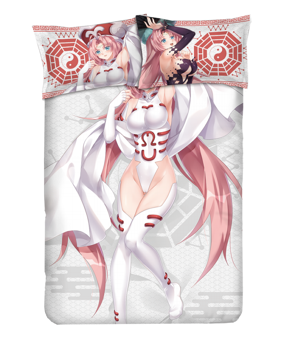 Daji Japanese Anime Bed Blanket Duvet Cover with Pillow Covers