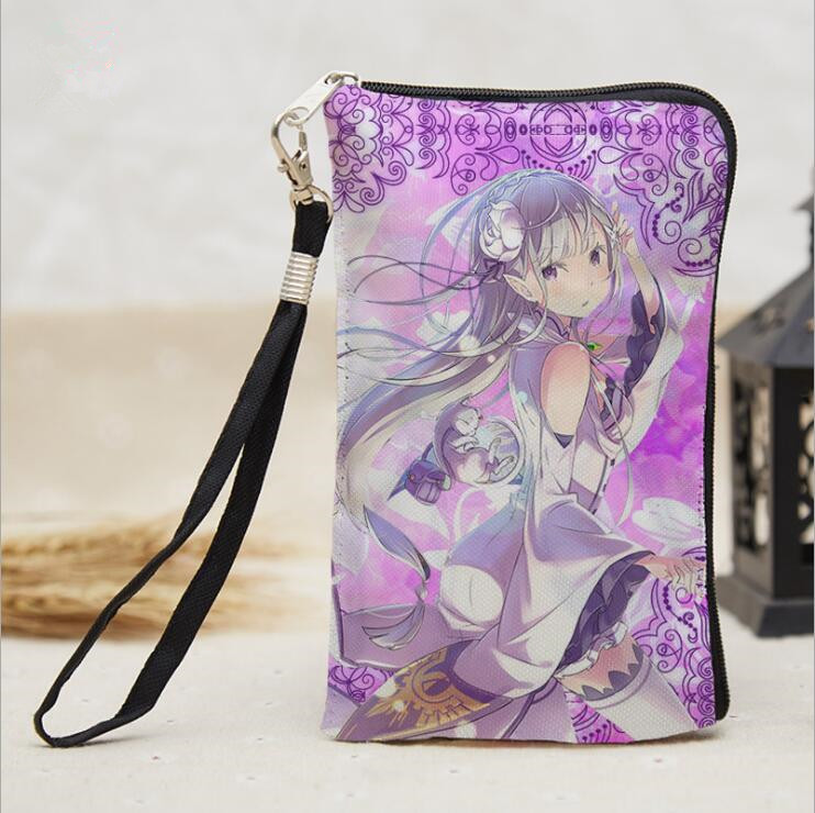 Conditional Free Gifts - Emilia -Re Zero Multifunctional Phone Bag