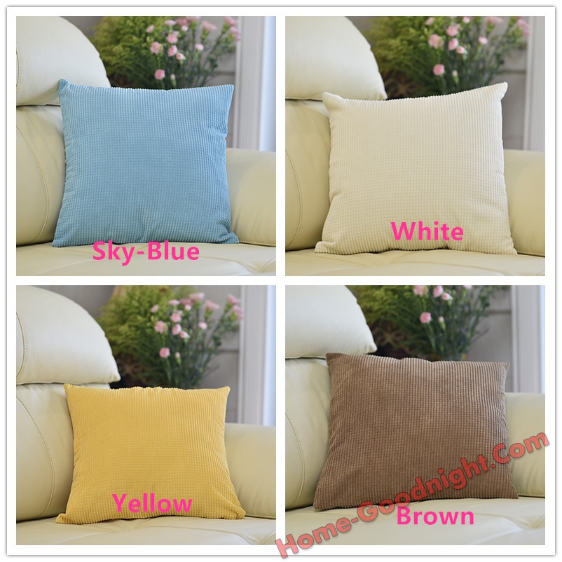 Conditional Free Gifts - Corn grain Decor Velvet Square Throw Pillow Covers,45*45cm(18x18 inch)