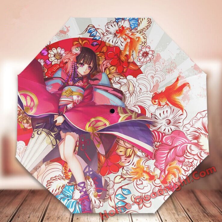 Foldable Anime Umbrella cheap sale