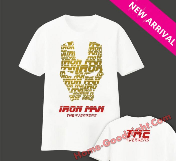 New Ironman Mens Anime T-shirts