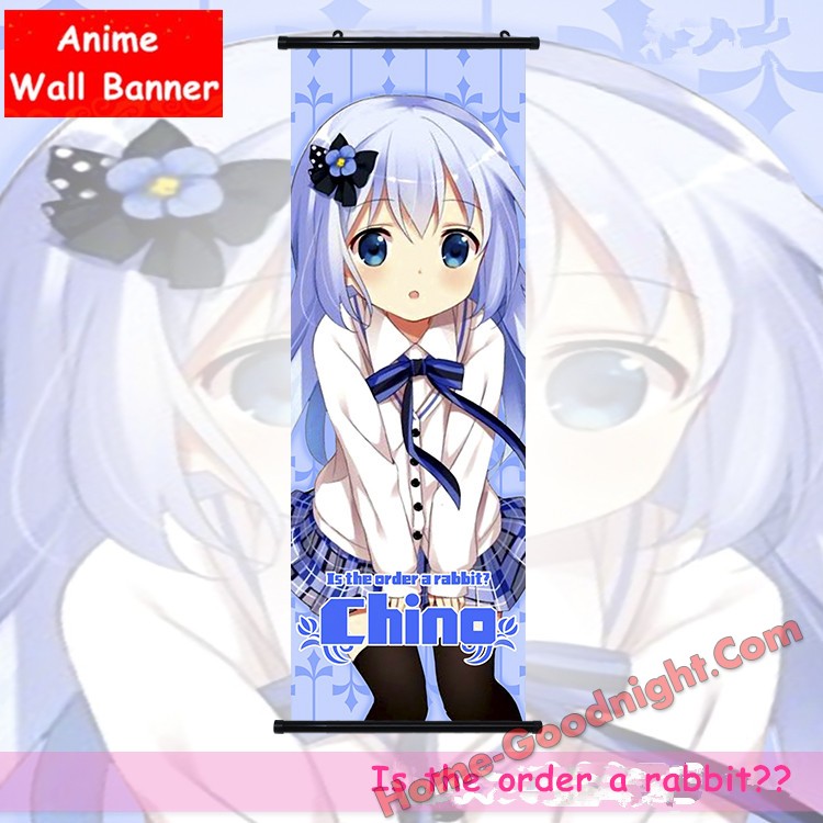 Chino - Is the order a rabbit?? Anime Wall Poster Banner