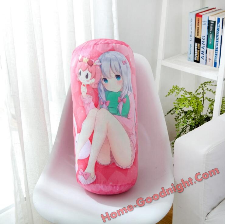 Himouto Umaru-chan Natural Velvet Softness Comfortable Round Daki Pillow