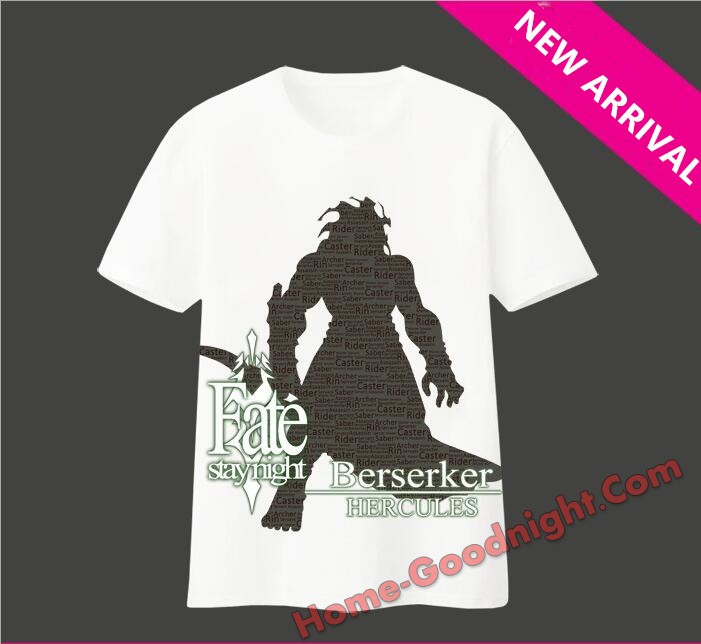 New Fate staynight Berserker Hercules Mens Anime T-shirts