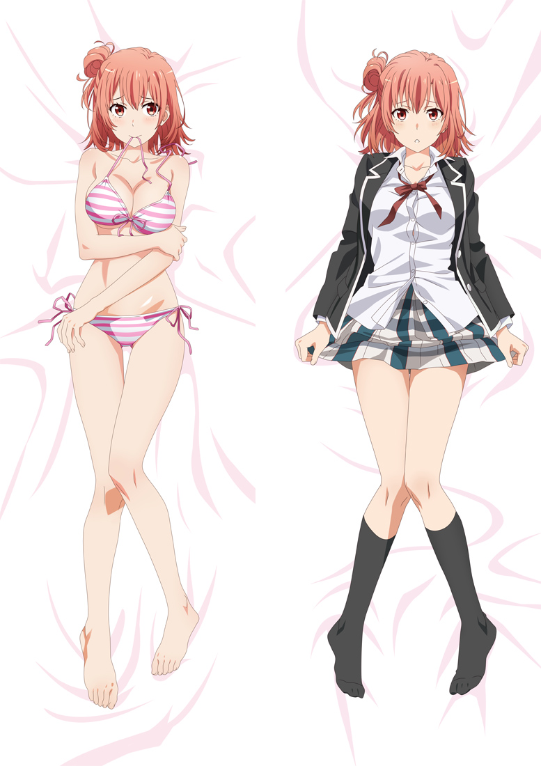 My Youth Romantic Comedy Is Wrong As I Expected Yuigahama Yui Anime Dakimakura Japanese Hugging Body PillowCover