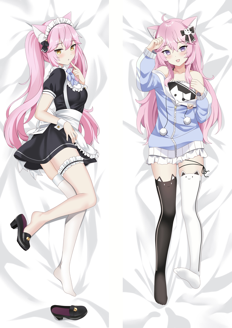 Virtual Youtuber Nyanners Dakimakura 3d pillow japanese anime pillowcases
